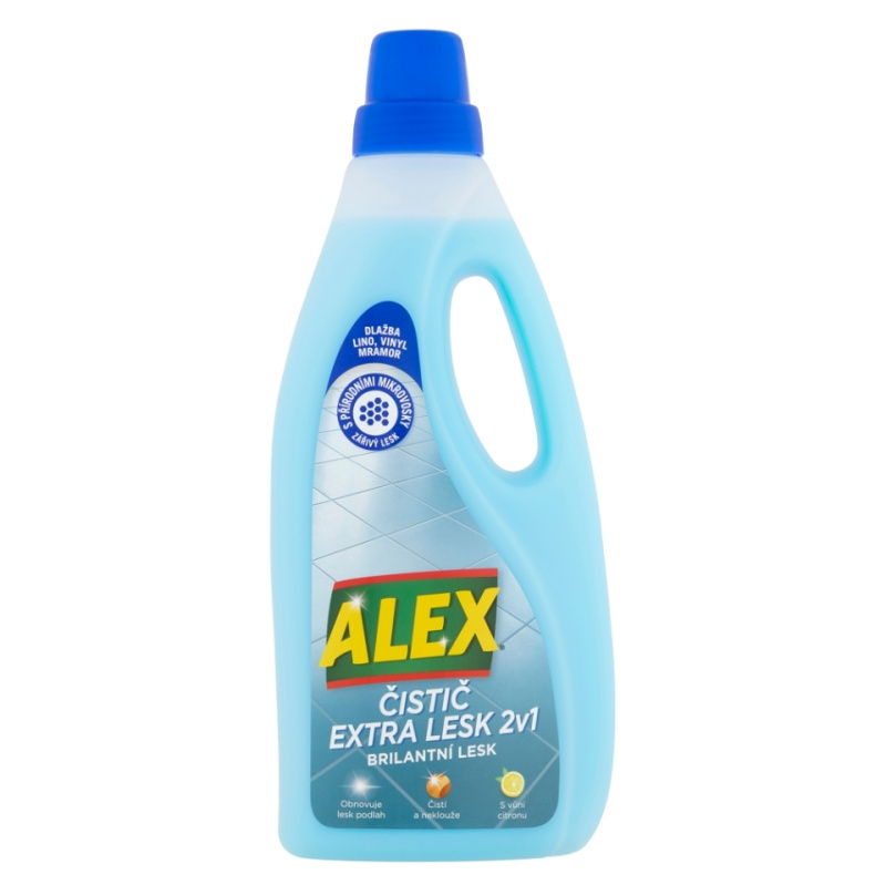 Alex Extra lesk 2v1 - čistič na podlahu - 750 ml