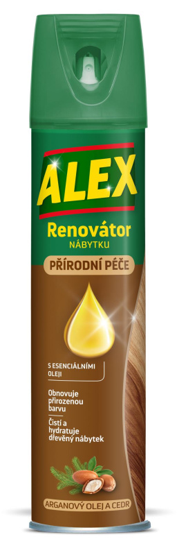 Alex Přírodní Péče - renovátor nábytku - 400 ml