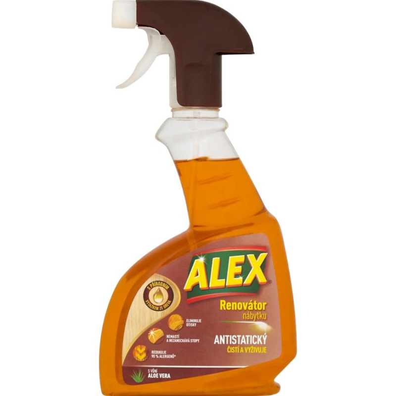 Alex Renovátor nábytku antistatický Aloe vera sprej 375 ml