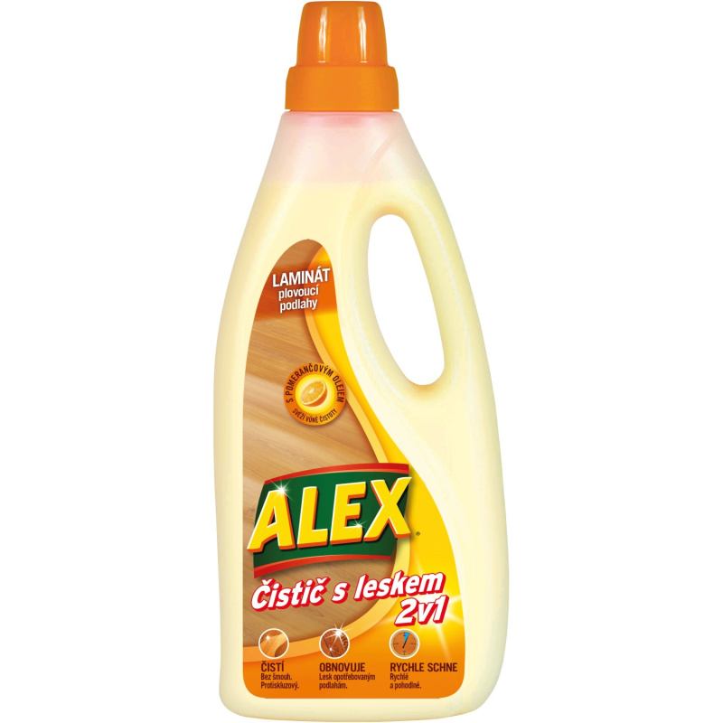Alex Čistič na laminát s leskem 2v1 s pomerančovou vůní