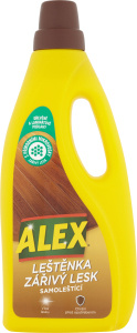 Alex leštěnka zářivý lesk - na dřevo, laminát 750 ml