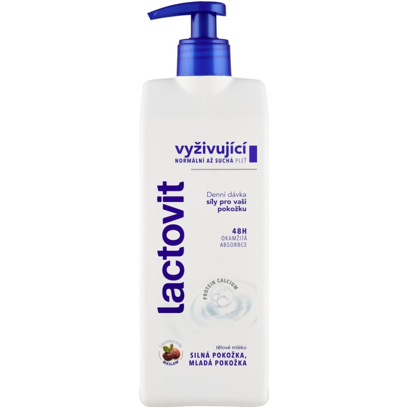 Lactovit Original vyživující tělové mléko s pumpičkou 400 ml
