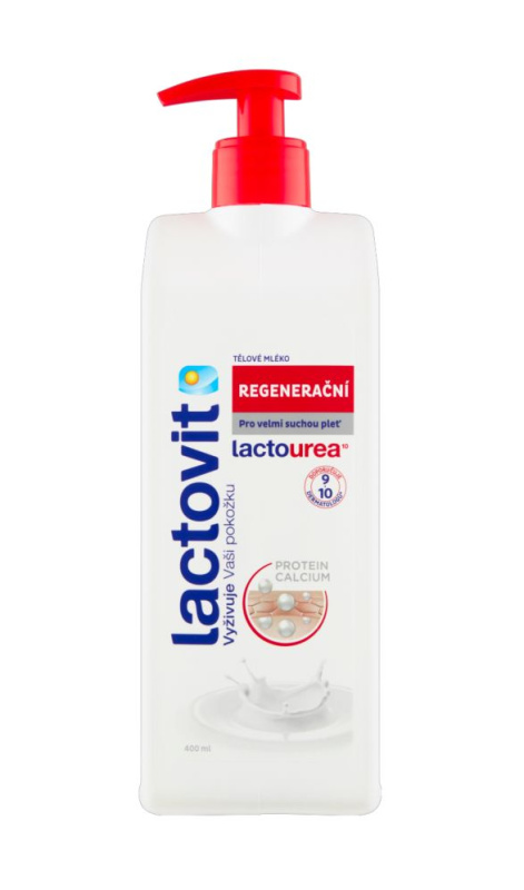 Lactovit LactoUrea regenerační tělové mléko s pumpičkou 400 ml