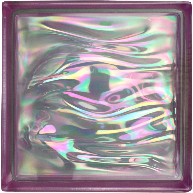 Fuchs Design Luxfera BM Aqua lesklá perleťová ametyst fialová 19 x 19 x 8 cm