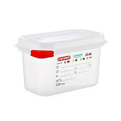 araven Nádoba s víkem HACCP GN1/9 100 mm 1 l plast 1 ks