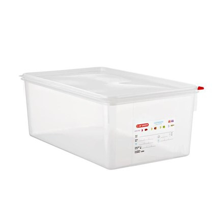 araven Nádoba s víkem HACCP GN1/1 200 mm 28 l plast 1 ks