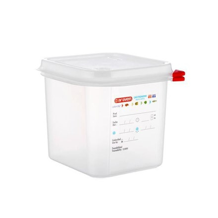 araven Nádoba s víkem HACCP GN1/6 150 mm 2,6 l plast 1 ks