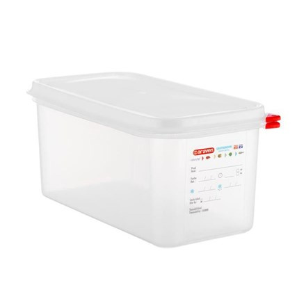 araven Nádoba s víkem HACCP GN1/3 150 mm 6 L plast 1 ks
