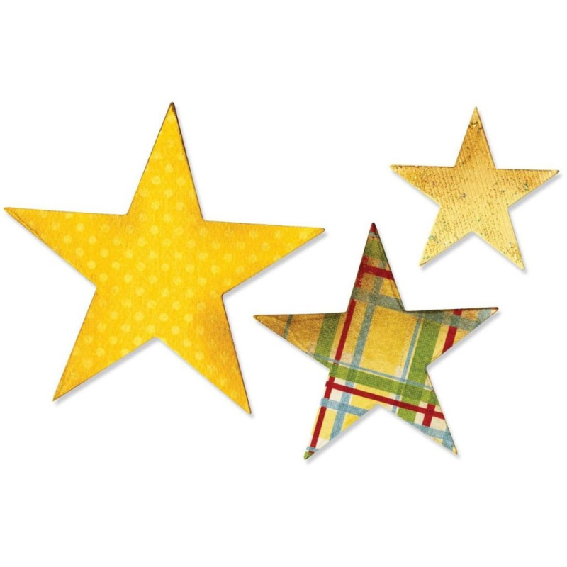 Hvězdy - vyřezávací šablona Bigz