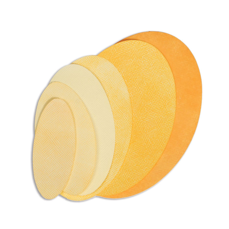 Sizzix Vyřezávací kovové šablony Framelits - Ovály (7 ks)