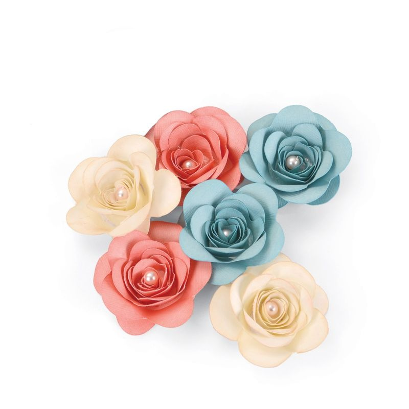 3D růže - vyřezávací šablona Bigz