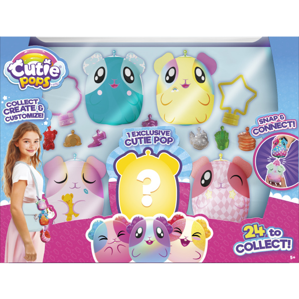 Cutie Pops - Přívěsek na batoh sada s překvapením (5 ks) - více druhů
