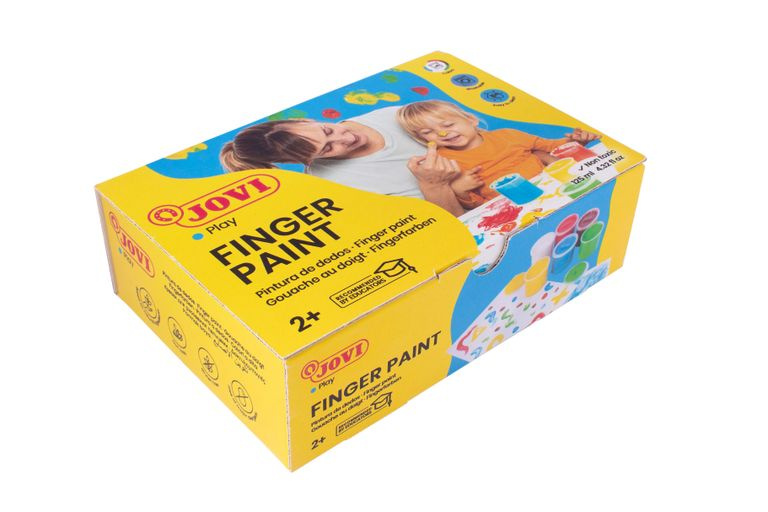 Prstové barvy JOVI - 6 × 125 ml