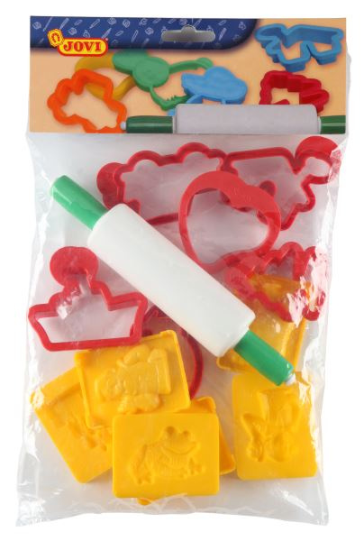 Vykrajovátka JOVI - 12 ks + váleček