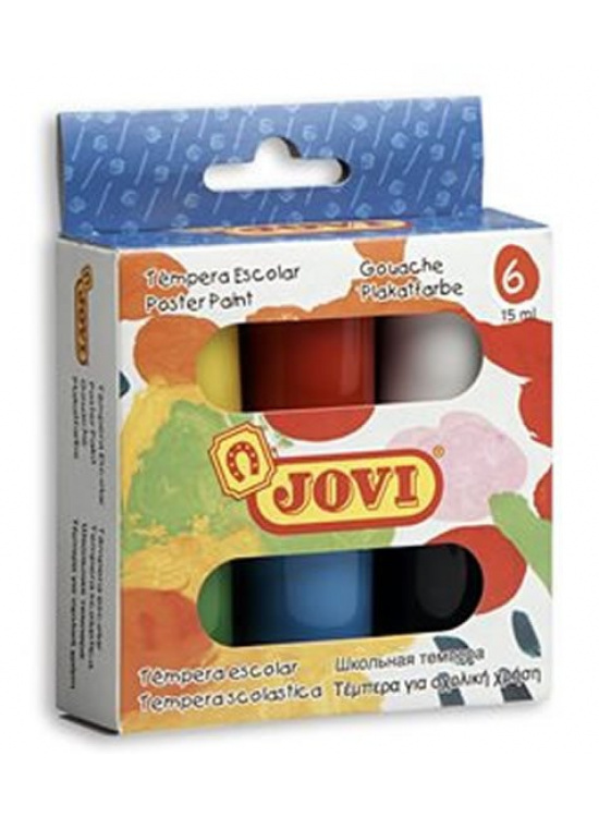 JOVI temperové barvy 6x15ml v kelímku DAVER, spol. s r.o.