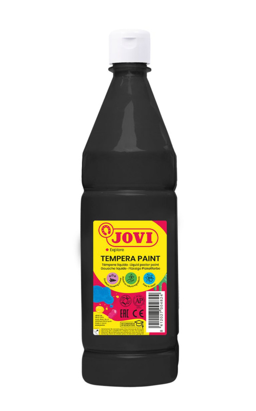 Temperová barva JOVI PREMIUM 1 L - Černá