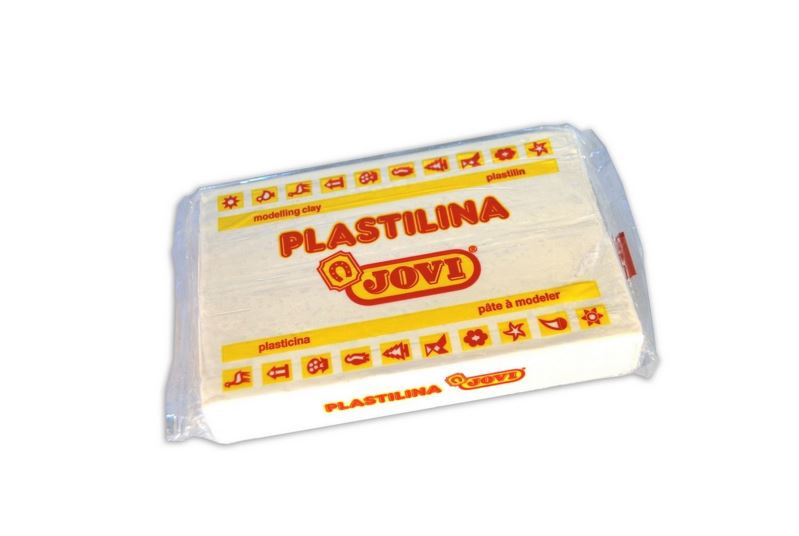 Plastelína JOVI 350 g - bílá