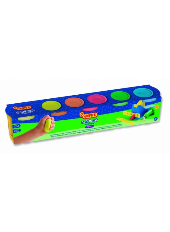 JOVI BLANDIVER měkká modelína 5x110g, neonová DAVER, spol. s r.o.