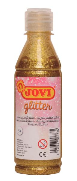 Temperová barva JOVI PREMIUM 250 ml, glitrová - Zlatá