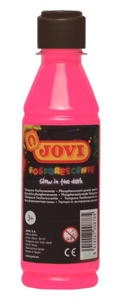Temperová barva JOVI PREMIUM 250 ml, neonová - Růžová