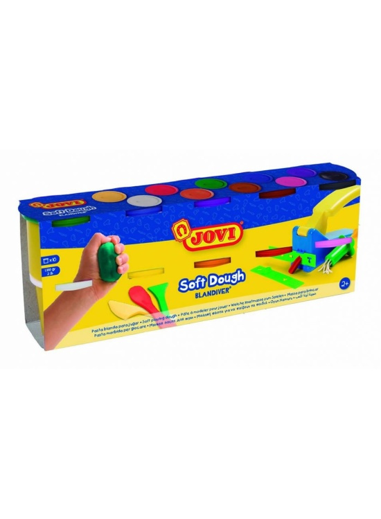 JOVI BLANDIVER měkká modelína 10x110g, 10 barev DAVER, spol. s r.o.