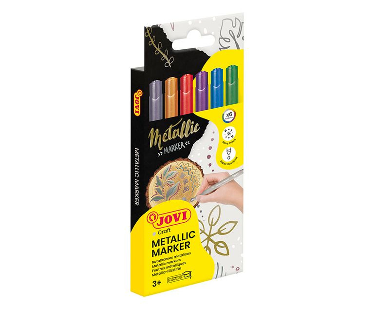Fixy JOVI Jovidecor Metalic - 6 barev