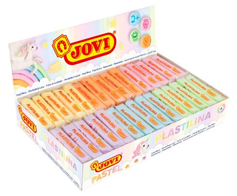 Plastelína JOVI - PASTEL 30 x 50 g - 6 barev