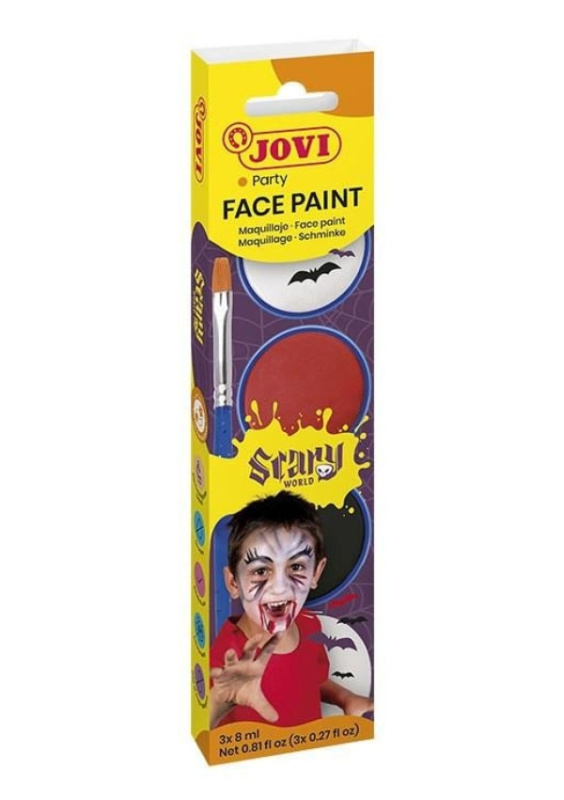 JOVI Obličejové barvy 3x 8ml - Scary DAVER, spol. s r.o.
