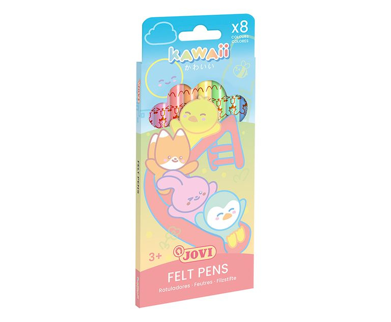 Fixy JOVI Kawaii tenké - 8 ks