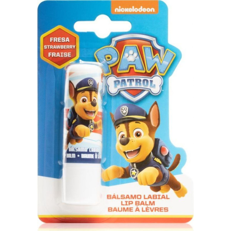 Nickelodeon Paw Patrol Lip Balm balzám na rty s jahodovou příchutí 4 g