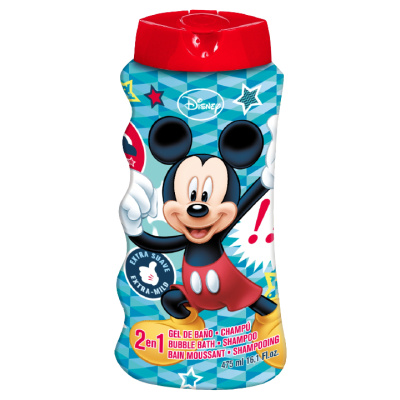 Disney Mickey Shampoo & Shower Gel sprchový a koupelový gel pro děti 475 ml