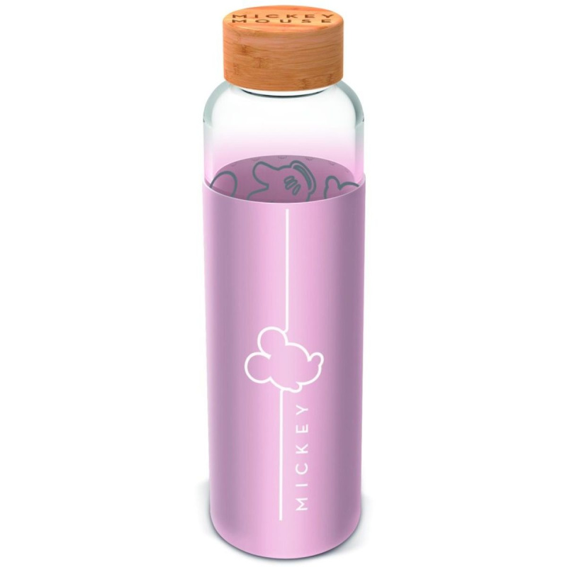 EPEE Czech Mickey Mouse Skleněná láhev s návlekem 585 ml