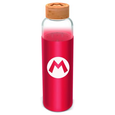 Epee Super Mario skleněná láhev se silikonovým návlekem 585ml