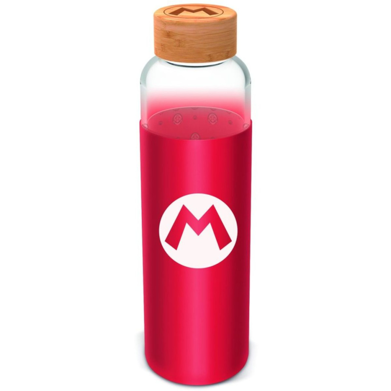 Epee Super Mario skleněná láhev se silikonovým návlekem 585ml