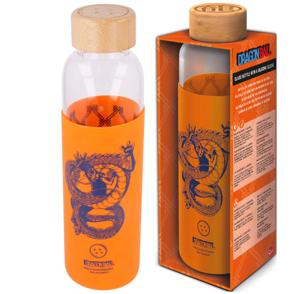Skleněná láhev s návlekem 585 ml, Dragon Ball