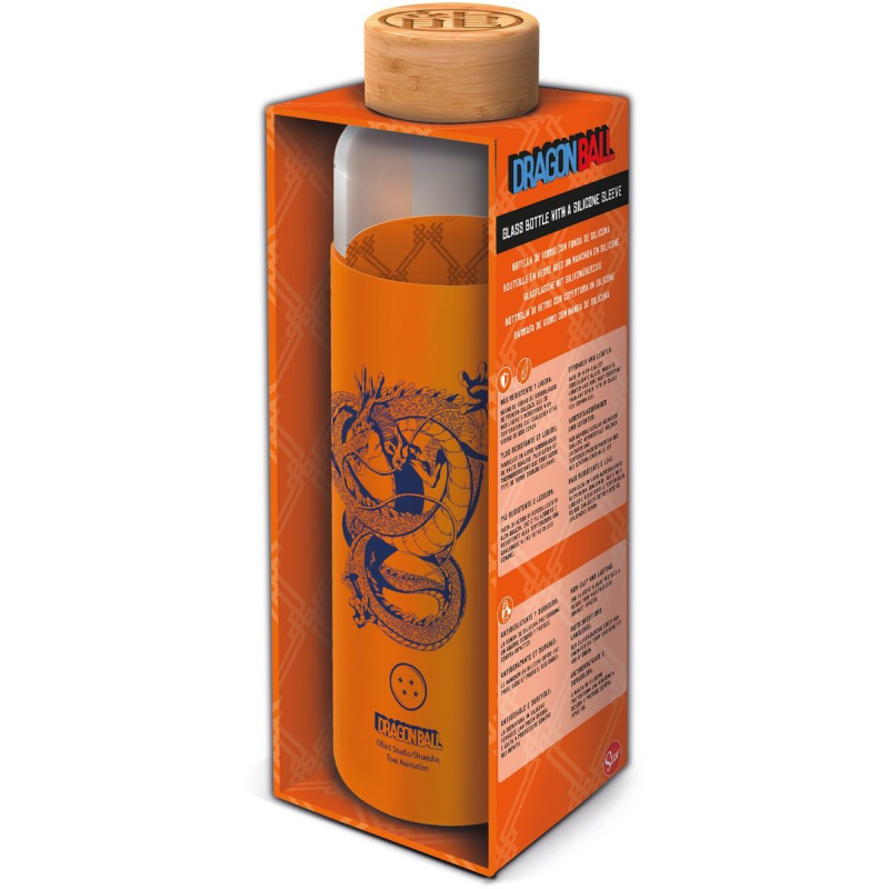 Skleněná láhev s návlekem 585 ml, Dragon Ball