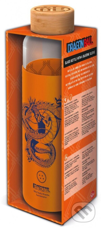 Skleněná láhev s návlekem 585 ml, Dragon Ball