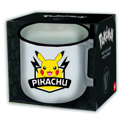 Stor Porcelánový hrnek Pokémoni Pikachu 400 ml