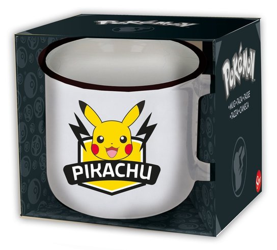 Stor Porcelánový hrnek Pokémoni Pikachu 400 ml