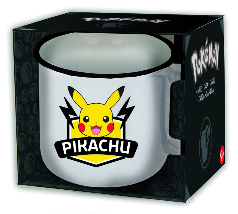 Stor Porcelánový hrnek Pokémoni Pikachu 400 ml