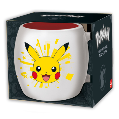 STOR Keramický hrnek Pokémon / hrneček Pokémon Pikachu Globe 380 ml