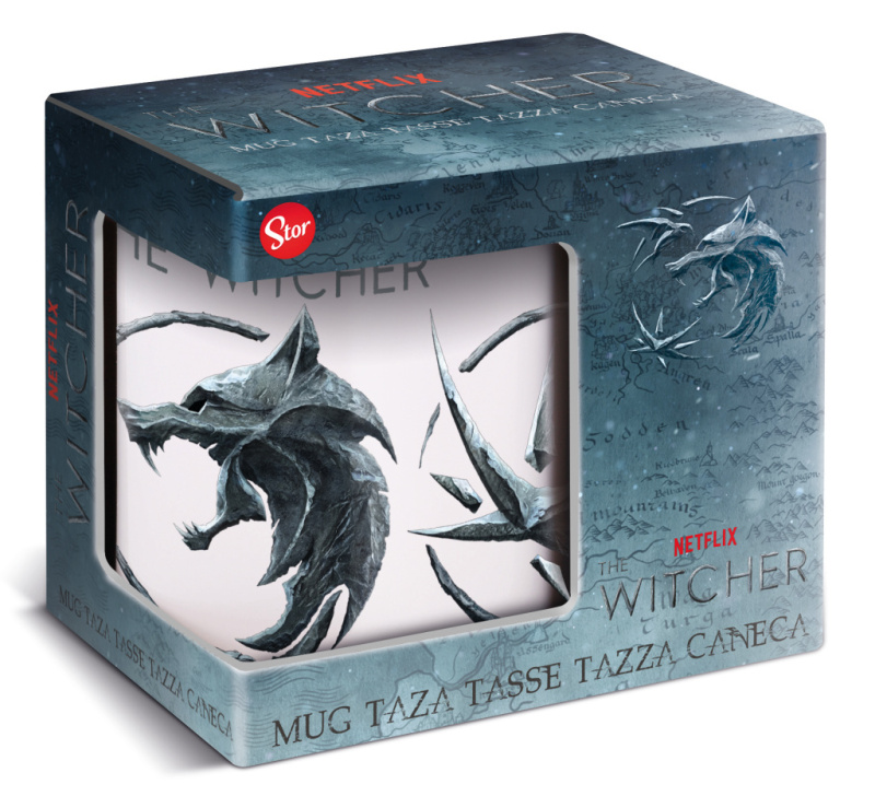 Stor Hrnek Zaklínač Vlk vlaštovka a hvězda 325 ml