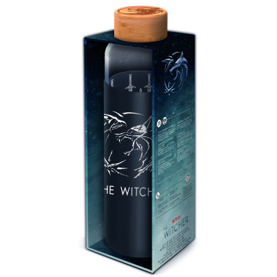 Stor Skleněná Zaklínač se silikonovým návlekem 585 ml