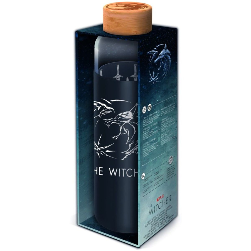 Stor Skleněná Zaklínač se silikonovým návlekem 585 ml