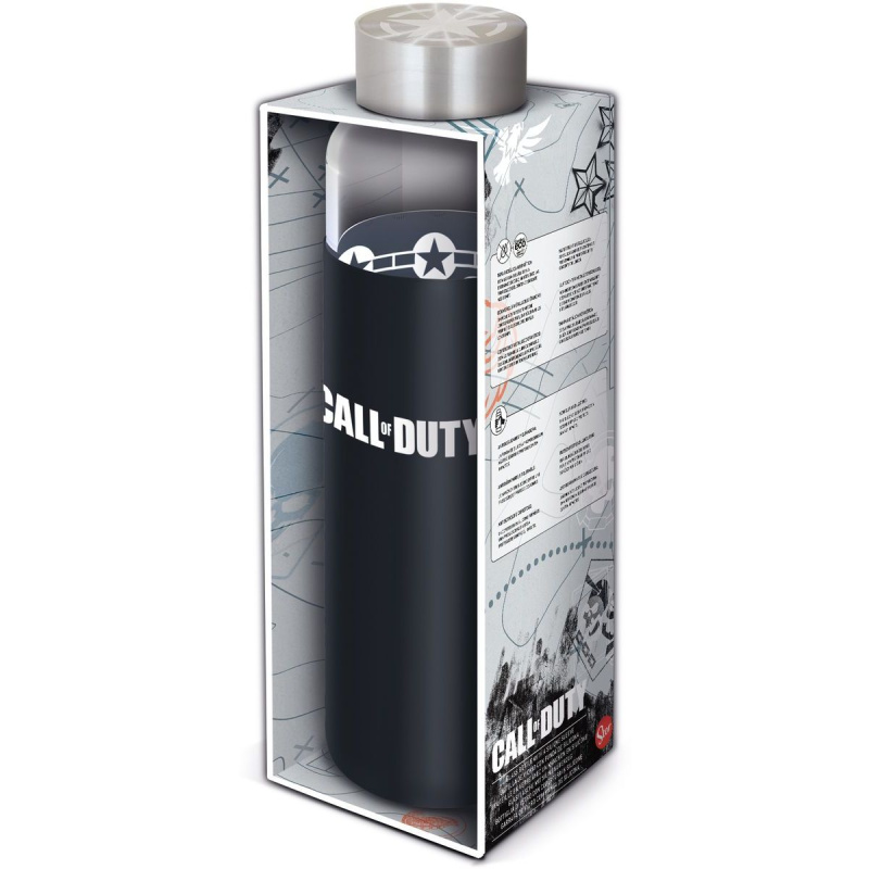 Skleněná láhev s návlekem 585 ml, Call of Duty
