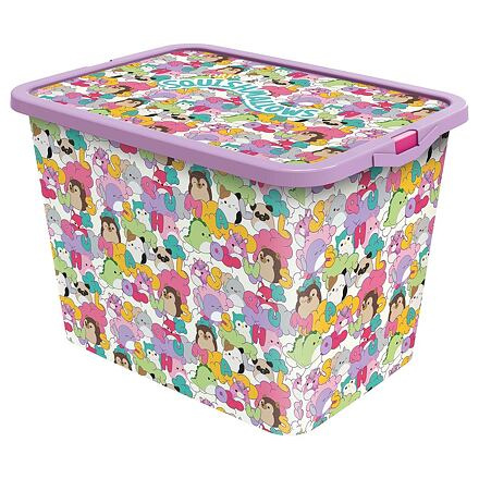 Squishmallows STOR úložný box s víkem - 23 L