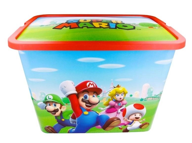 Úložný box s víkem Super Mario 23 l