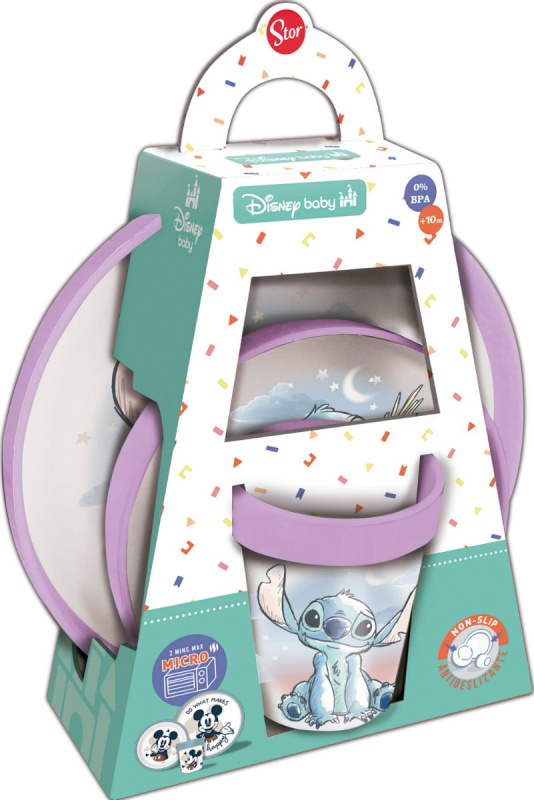 Dětská jídelní sada 3v1 Lilo & Stitch