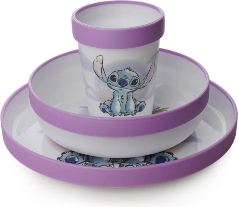 Dětská jídelní sada 3v1 Lilo & Stitch