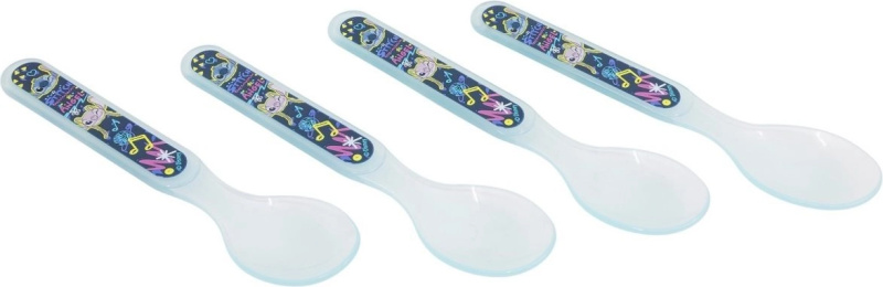 Stor sada dětských lžiček Stitch (4 ks)